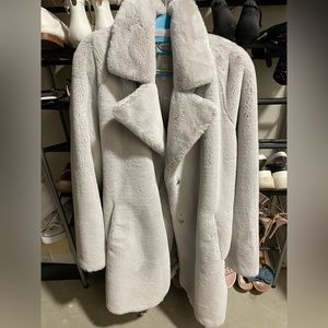 Faux fur jacket